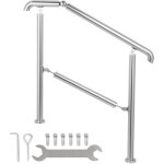Mophorn - main courante transitionnelle en acier inoxydable pour surface plane et 1 - 3 marches rampes ...