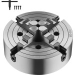 Mophorn - mandrin de tour � 4 m�choires, 250 mm, auto - centrage avec mors r�versibles, en fonte ht300, ...