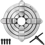 Mophorn - mandrin de tour k72 - 125 de 5 pouces, m�choire r�versible ind�pendante, accessoires de machine ...