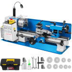 Mophorn - mini tour � m�taux 550 w, vitesse variable 50 - 2500 tr / min, tour de table de pr�cision 7 ...