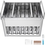 Mophorn - moules � glaces commerciaux, 40 moules � glace cylindriques en acier inoxydable, ensemble de ...