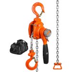Mophorn - palan � cha�ne manuel � levier , capacit� de 1 / 4 tonne (550 lb), 5 pi come along, acier au ...