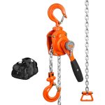 Mophorn - palan manuel � cha�ne � levier capacit� 1 / 2 tonne (1100 lbs), 5 ft, acier galvanis� g80, ...