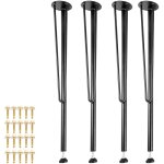 Mophorn - pieds de table en m�tal en �pingle � cheveux de 71 cm. lot de 4 pieds robustes pour bureaux, ...