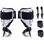 Mophorn - pointes d'escalade, 1 paire d'�perons en aluminium, capacit� de charge 350 lb, �quipement d'escalade ...