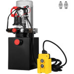 Mophorn ? pompe hydraulique � double effet 12v dc ? r�servoir en acier 4l ? d�bit 3, 1 l / min ? pour ...