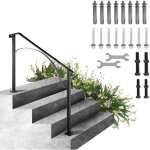 Mophorn - rampes pour marches ext�rieures, adapt�es aux rampes d'escalier ext�rieures � 3 ou 4 marches, ...