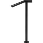 Mophorn - rampe ronde en m�tal , 2 marches, rampe d'escalier ext�rieure 18l x 38h pouces, poteau boulonn� ...