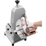 Mophorn - scie � ruban �lectrique commerciale pour viande , machine � scier les os de comptoir en acier ...