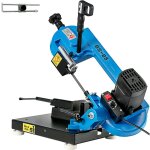 Mophorn - scie a ruban a metaux 1000w verticale, 0� - 45� scie a ruban a metaux de table pour couper ...