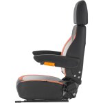 Mophorn - si�ge de chariot �l�vateur universel, si�ge de tracteur avec dossier r�glable, accoudoir, appui ...