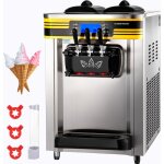 Mophorn - sorbeti�re commerciale , 22 - 30 l / h, 2350 w, machine � cr�me glac�e molle de comptoir, tr�mie ...