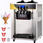 Mophorn - sorbeti�re commerciale22 - 30l / h 2200w machine � cr�me glac�e molle 2x6l tr�mie 2l cylindre ...