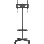 Mophorn - support tv mobile r�glable en hauteur, portable pour t�l�viseurs de 23 � 60 pouces. avec roulettes ...