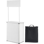 Mophorn - table de podium portable pour salon professionnel 30, 91 x 14, 96 x 71, 46, comptoir d'exposition ...