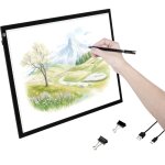 Mophorn tableau lumineux led a3, luminosit� r�glable sur 3 niveaux, alimentation usb pour le tra�age, ...