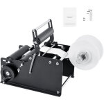 Mophorn - tiqueteuse manuelle ronde 15 � 20 pi�ces / min. applicateur d'�tiquettes pour bouteilles rondes. ...