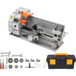 Mophorn - tour � m�taux 7'' x 16'', tour d'�tabli de pr�cision 800w, vitesse variable 150 - 2500 rpm, ...