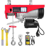 Mophorn - treuil electrique, capacite de levage 550 lbs, 510w 220v treuil electrique en fil deacier, ...
