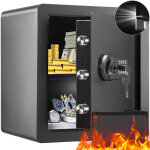 Mophorn - vevor coffre - fort numerique 51 l 400 x 330 x 430 mm coffre - fort de securite 2 types de ...