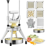 Mophorn - vevor coupe - frites professionnel manuel coupe - legumes multifonction avec 4 lames en inox ...