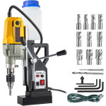 Mophorn - vevor perceuse magnetique 12000n perceuse a colonne 36 x 28 x 12cm foreuse sur colonne 1100w ...