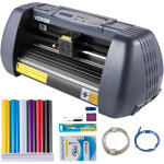 Mophorn - vevor plotter de decoupe vinyle 375 mm machine avec logiciel de signmaster, traceur coupeur ...