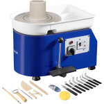Mophorn - vevor tour de potier 28 cm de dia. roue de poterie electrique 350 w 60 - 300 tr / min machine ...