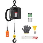 Morphron 2 - in - 1 treuil �lectrique - 1100 lbs capacit� de levage, 1500w portable, 22, 9 ft hauteur, ...