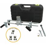 Mortaiseuse acier pour serrure porte 30 - 85mm epaisseur - - guides et butes rglables - idal pour ...