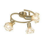 Mosh - spot plafond, plafonnier - 3 lumière - ø 420 mm - laiton - moderne - éclairage intérieur - salon ... Mosh - spot plafond, plafonnier - 3 lumière - ø 420 mm - laiton - moderne - éclairage intérieur - salon ...