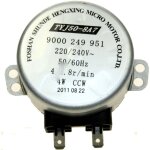 Moteur de plateau (481236158449, da31 - 10107c) four micro - ondes ariston hotpoint, bauknecht, brandt, ...