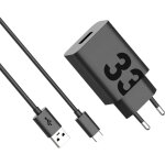 Motorola chargeur usb 33 w 1x usb - a power delivery, qc 3. 0 noir
