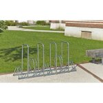 Mottez - r�telier � v�los 5 v�los - 2 niveaux avec arceaux - b129ar - ce produit de marque est neuf.