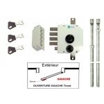 Serrure 3 points mottura 630 a2p1 etoile blanche agr assurances avec 3 cls a pompe incrochetables ...