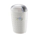 Suinga - moulin  caf, pour un caf savoureux, capacit de 70 grammes, couteau en inox, blanc