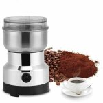 Moulin � caf� �lectrique 220v ? broyeur � graines en acier inoxydable ? moteur puissant pour caf�, �pices, ...