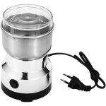 Moulin � caf� �lectrique 220v broyeur � graines de lin noix poivre �pices mixeur en acier inoxydable
