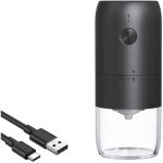 Moulin � caf� �lectrique, moulin � caf� �lectrique portable, moulin � caf� sans fil avec r�glage de mouture ...