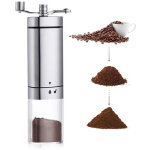 Moulin � caf� manuel en acier inoxydable