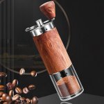 Moulin � caf� manuel avec poign�e r�tractable acier inoxydable machine a cafe portable degr� de mouture ...