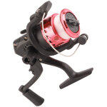 Moulinet de p�che l�ger en plastique pour eau douce, accessoire de p�che rotatif (rouge)