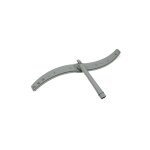 Moulinet suprieur avec tube et clips chassis pour lave - vaisselle brandt base midea as0033439