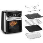 Moulinex easy fry multifunction al556df0 friteuse unique 15 l autonome friteuse d?air chaud noir, acier ...