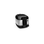 Friteuse moulinex super uno 2, 2 l 1800 w noir et argent