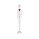 Mixeur plongeant 350 w blanc / rouge rservoir 800ml 2 lames zelkrom poigne ergonomique - moulinex