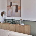 Moulure murale d�corative en bois perla 30 - 3 x 100 cm - brut sans peinture - cimaise - plinthe - baguette ...