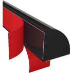 Moulure quart de rond flexible, bordure ronde en caoutchouc autocollante, adapt�e pour sol, salle de ...