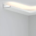 Moulure pour ruban led 2m big elah blanc