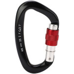 Mousqueton en d en alliage d'aluminium � verrouillage automatique, robuste pour escalade, camping et ...